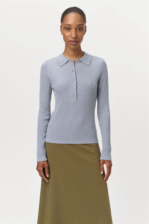 LOVE CHILD 1979 LISA BLOUSE GREY MELANGE